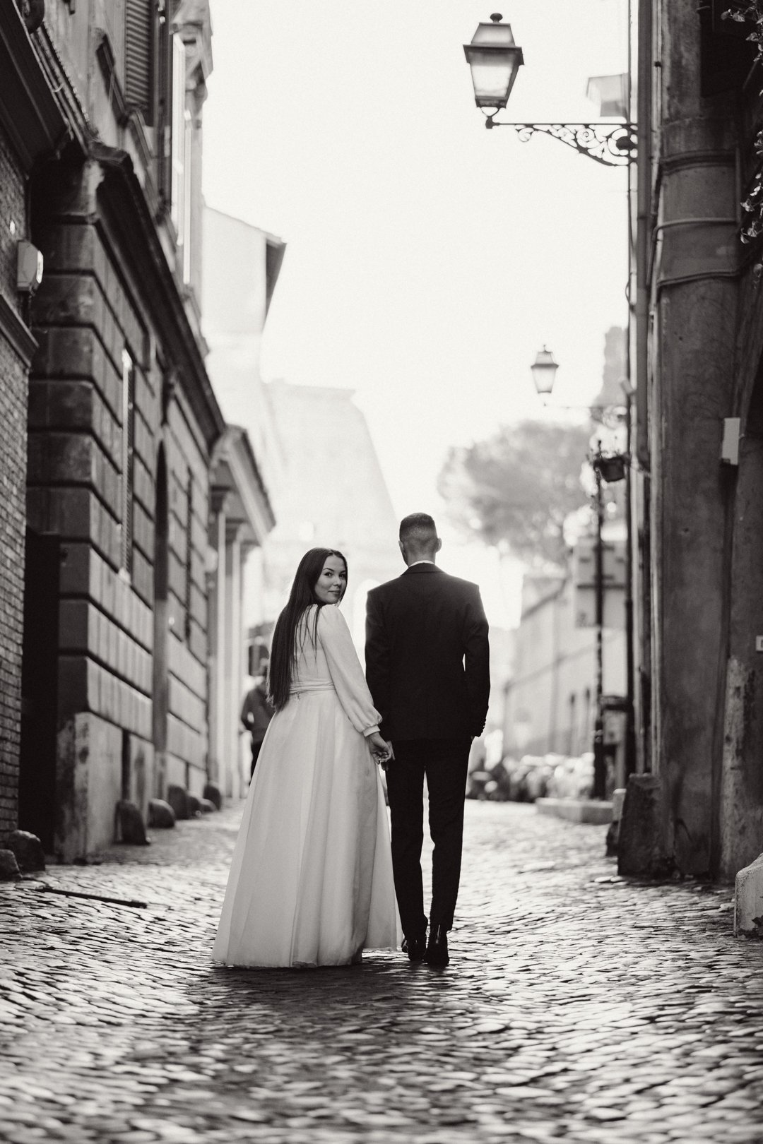 Wedding couple in Rome