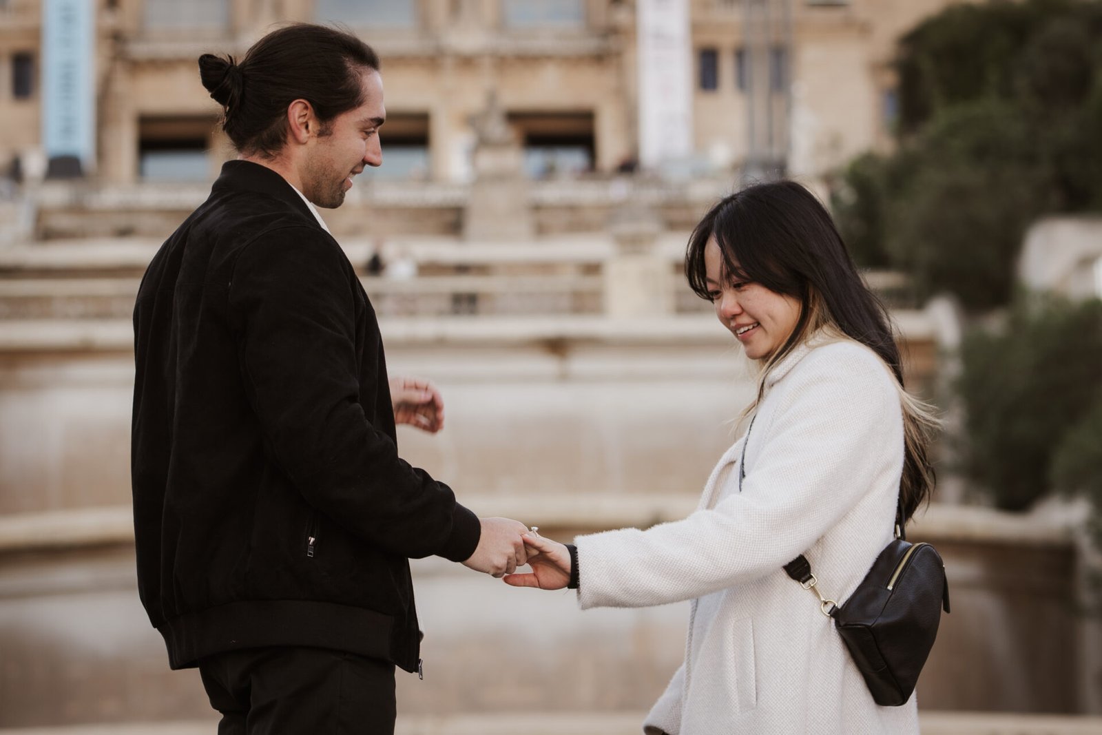 Marriage proposal photography in Barcelona Spain