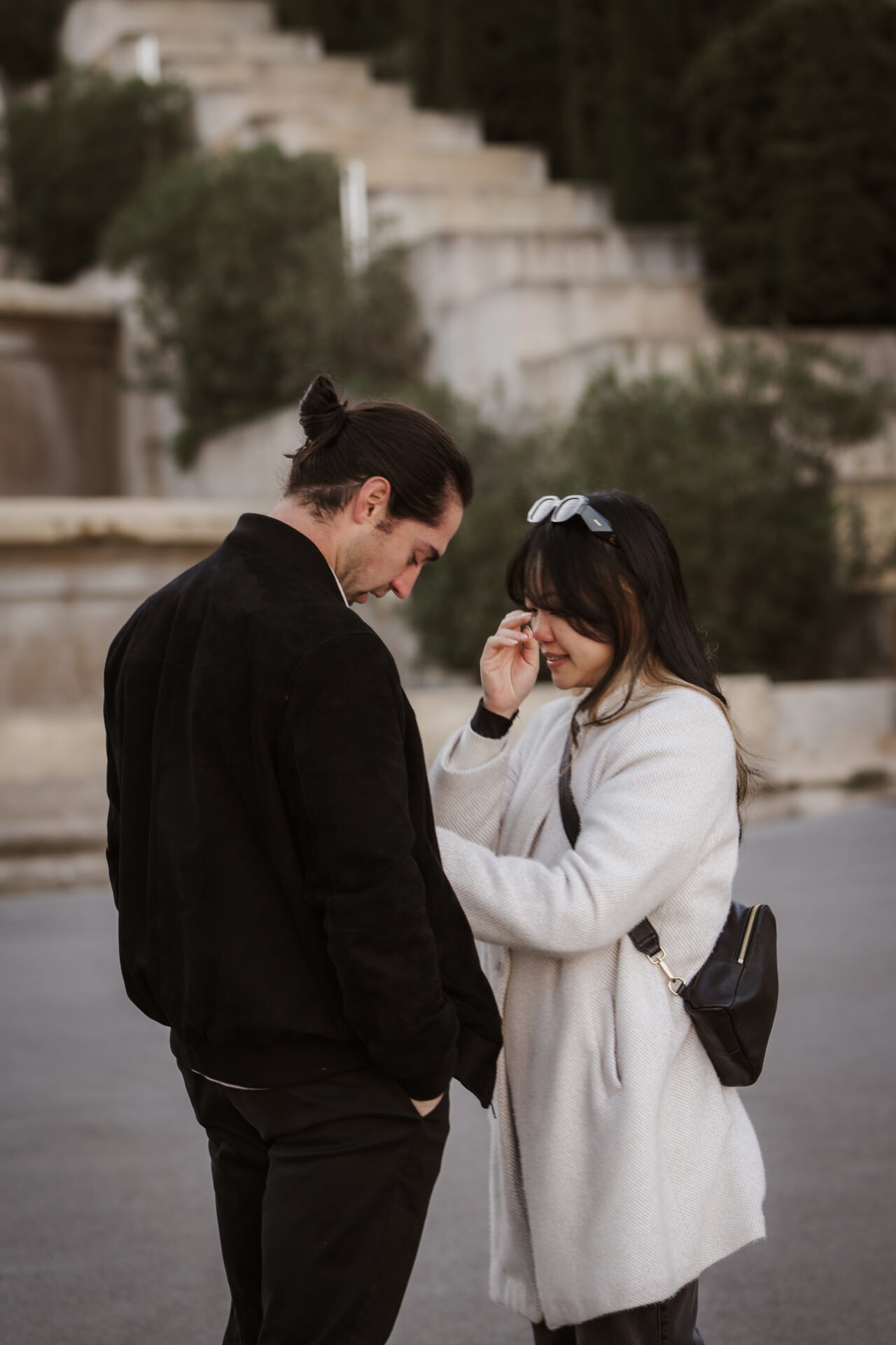 Engagement proposal photography in Barcelona